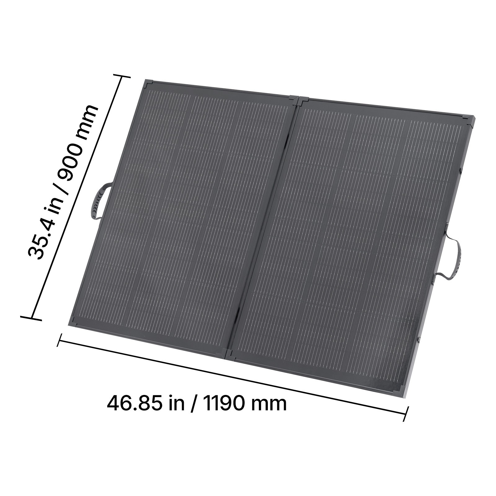 Uimoso 200W Portable Foldable Solar Panel with 30A Controller for Charging