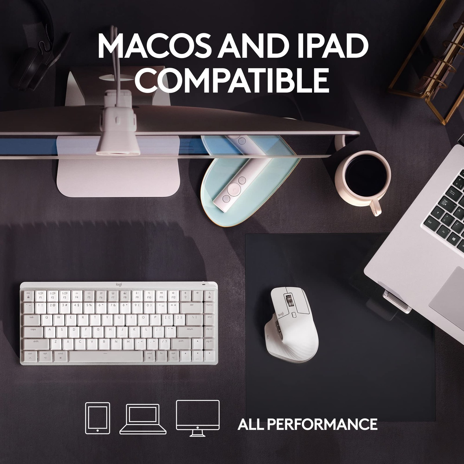 Logitech MX Master 3S for Mac - Wireless Bluetooth Mouse with Ultra-Fast