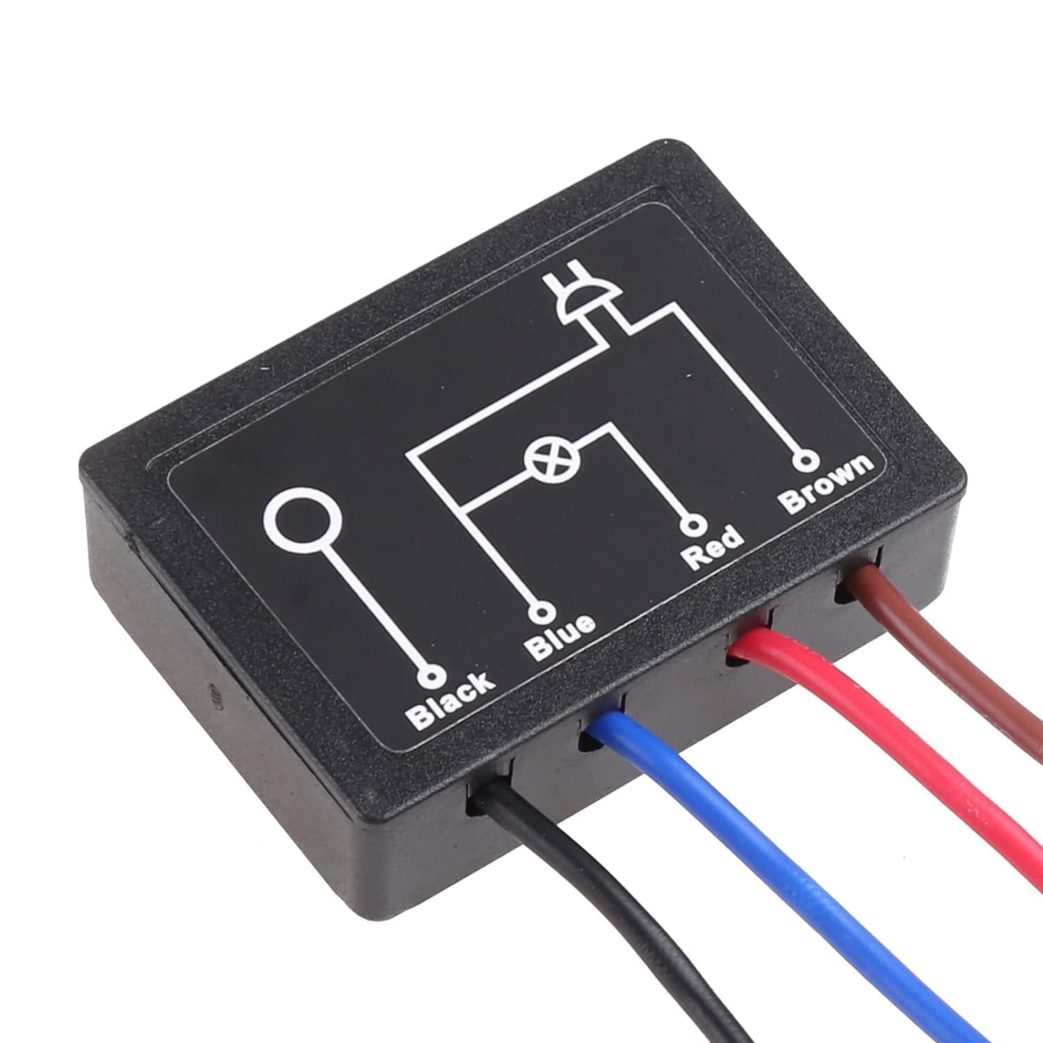 2Pcs Touch Lamp Control Module, Sensor Replacement Kit, Black