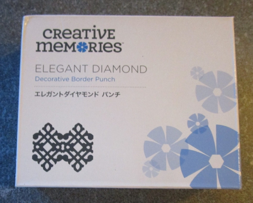Creative Memories ELEGANT DIAMOND Decorative Border Punch - New 2024