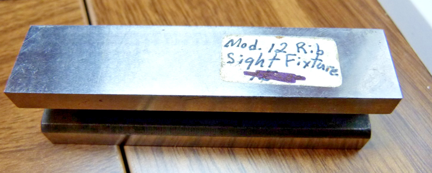 Winchester Model 12 Rib Sight Drilling Fixture