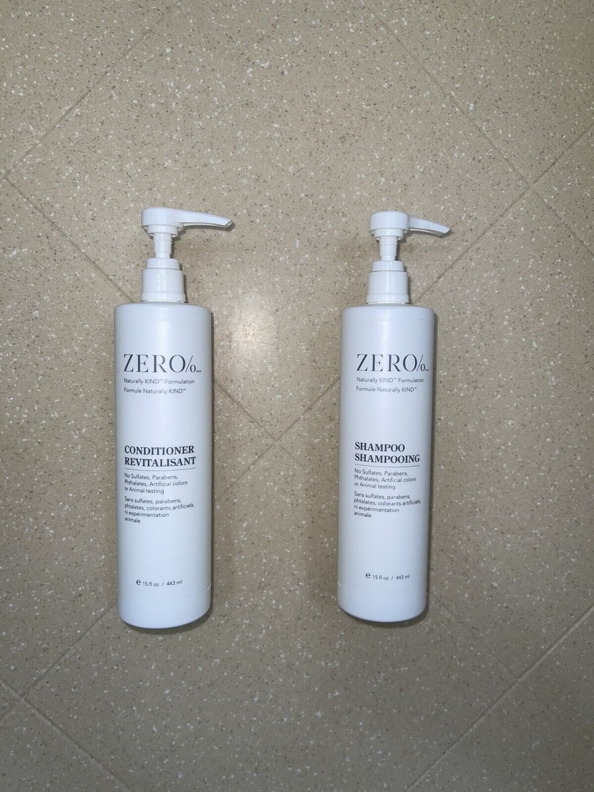 Gilchrist & Soames Zero% 4-Piece Set: Shampoo, Conditioner, Shower Gel & Lotion