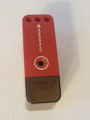 Vintage Red Hitachi PH-101 Pencil Sharpener Battery Operated JAPAN TESTED