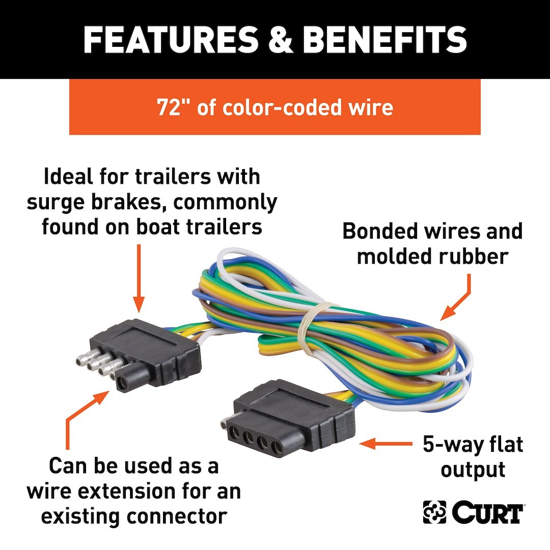 CURT 58550 TRAILER CONNECTOR