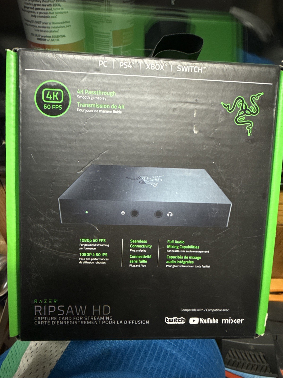 Razer - Ripsaw HD Game Streaming Capture Card 4k Black  (RZ20-02850100-R3U1)