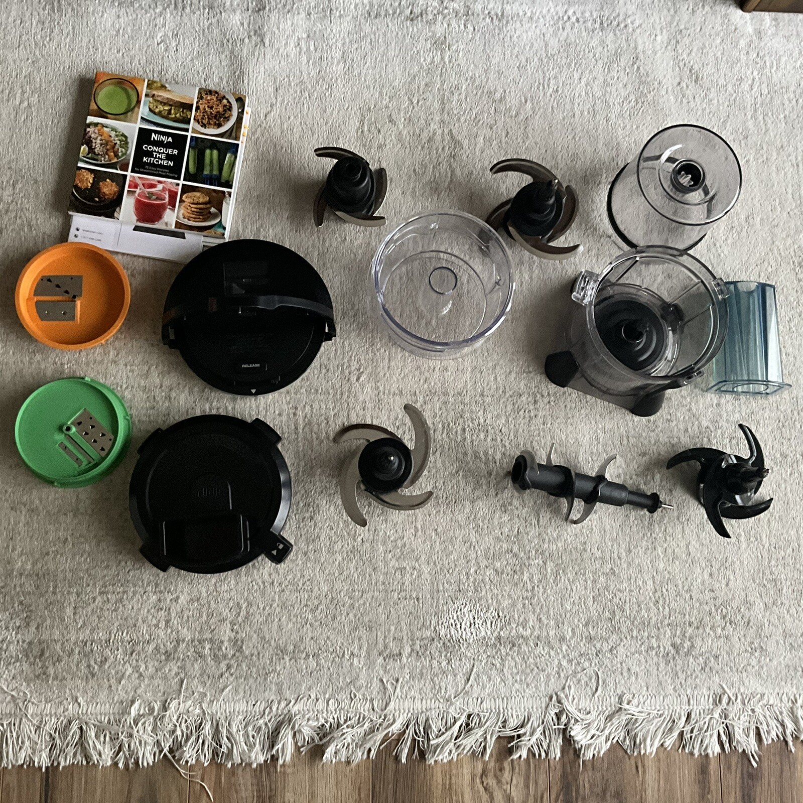 Ninja Lids Bowls Blades Lot