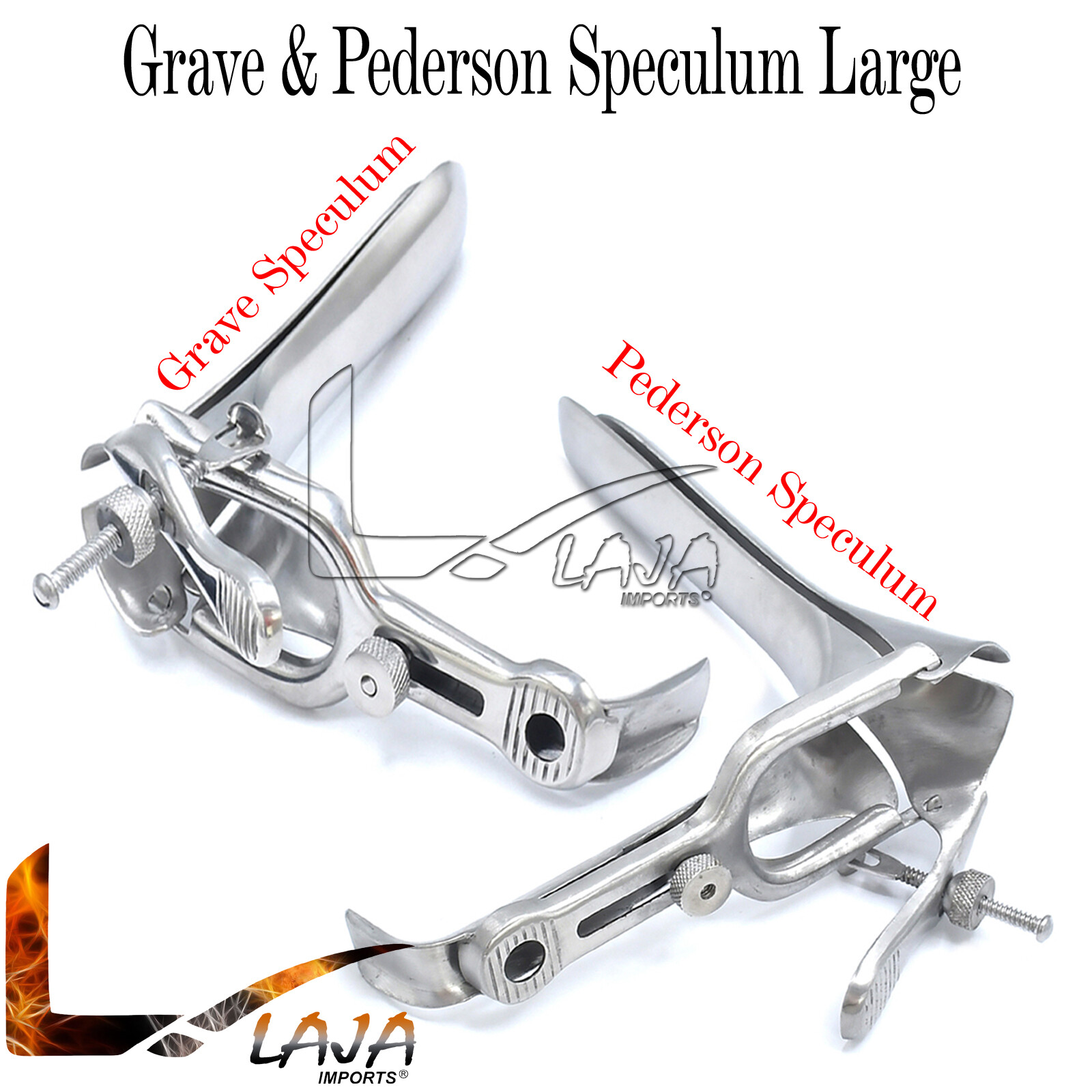 Graves & Pederson Vaginal Speculum Large Gynecology Surgical OB/GYN Instruments
