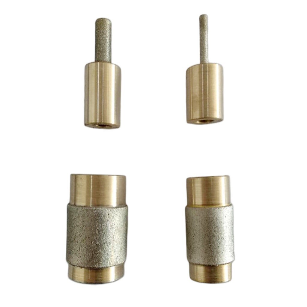 4Pcs Grinding Bits Set Stained Glass Grinder Head Bit for All Grinding Machines-