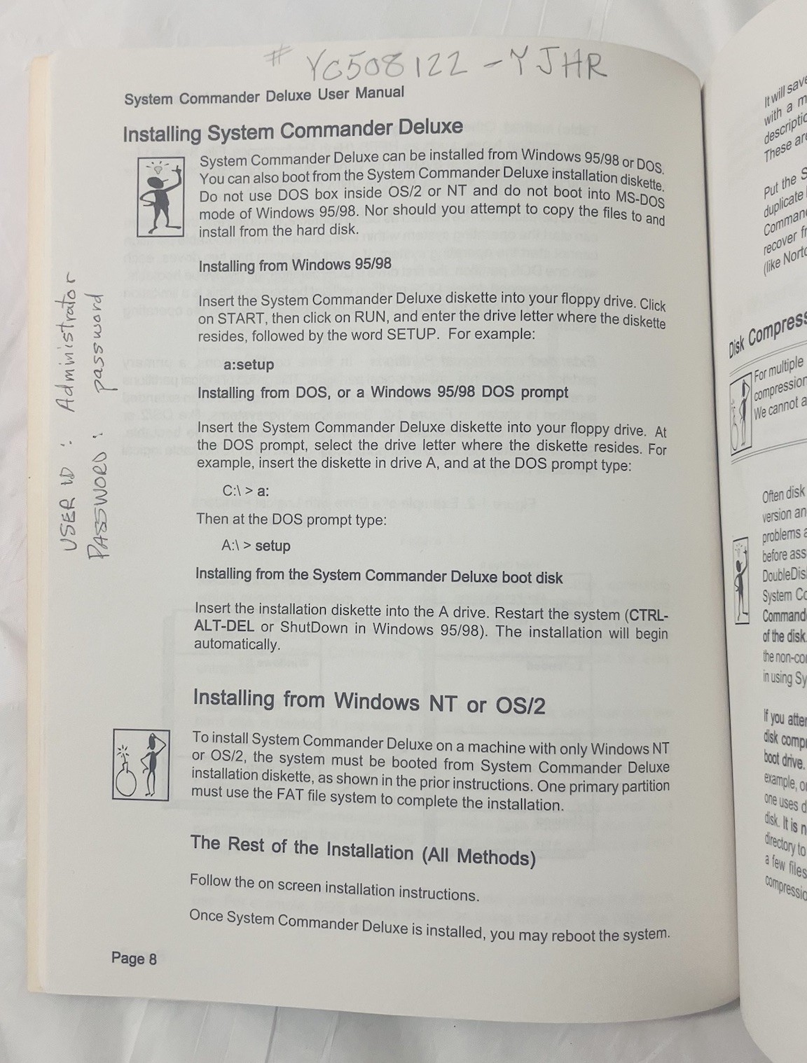 System Commander Deluxe User Manual VCOM Partitioning Guide Windows Linux (1998)