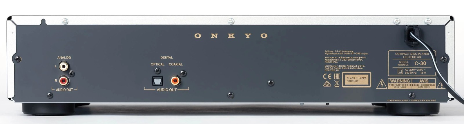 Onkyo Icon C-30 Single-disc CD player Black