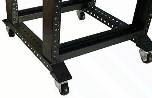 Raising Electronics 42U 4 Post Open Frame 19'' Data Network It Server/Audio Rack