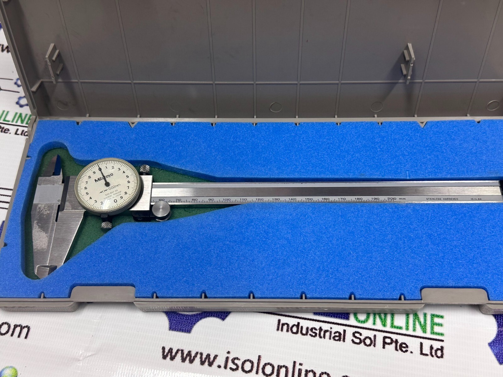 Mitutoyo 505-647-50 Dial Calipers Vernier 200mm Resolution 0.02mm