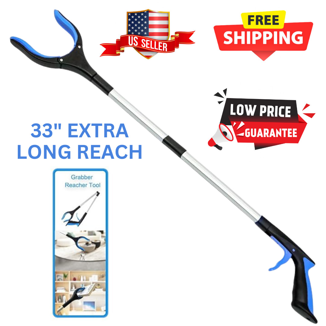 Industrial Grabber Tool Heavy Duty Pick Up Stick Hand Grip Reach Trash Picker US