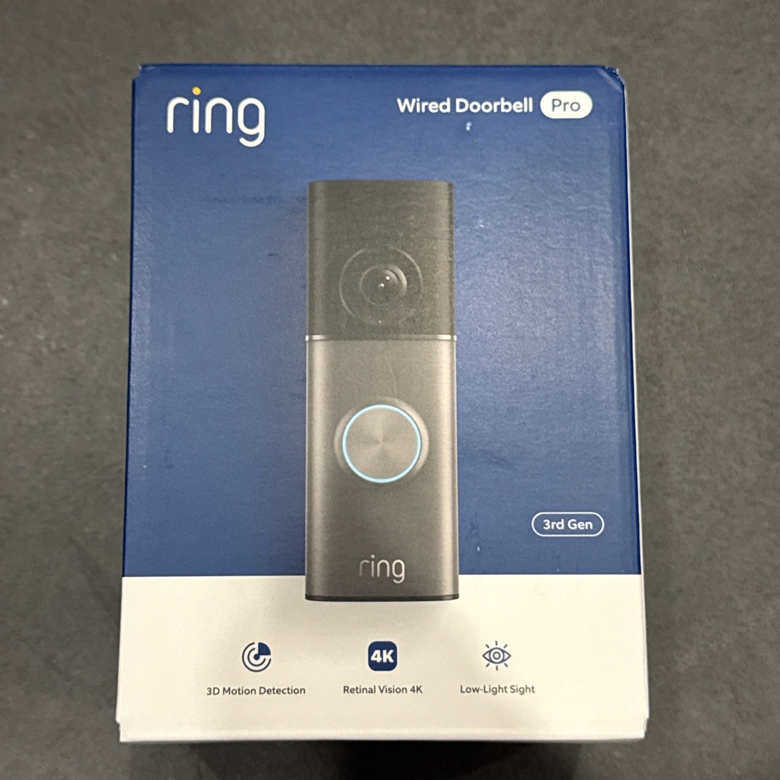Ring Wired Doorbell Pro (3rd Gen) BRAND NEW SEALED FREE SHIPPING