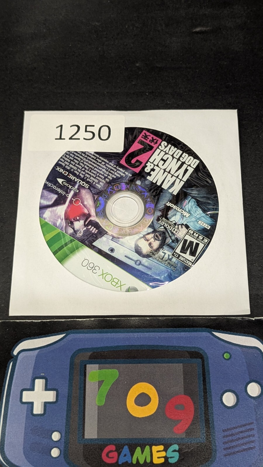 Kane and Lynch 2 Dog Days (Microsoft Xbox 360, 2010) DISC ONLY