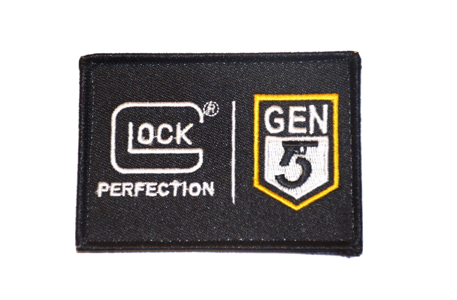GLOCK PERFECTION GEN 5 FACTORY LOGO PATCH 17 19 22 23 26 27 43 43 MOS 44 48