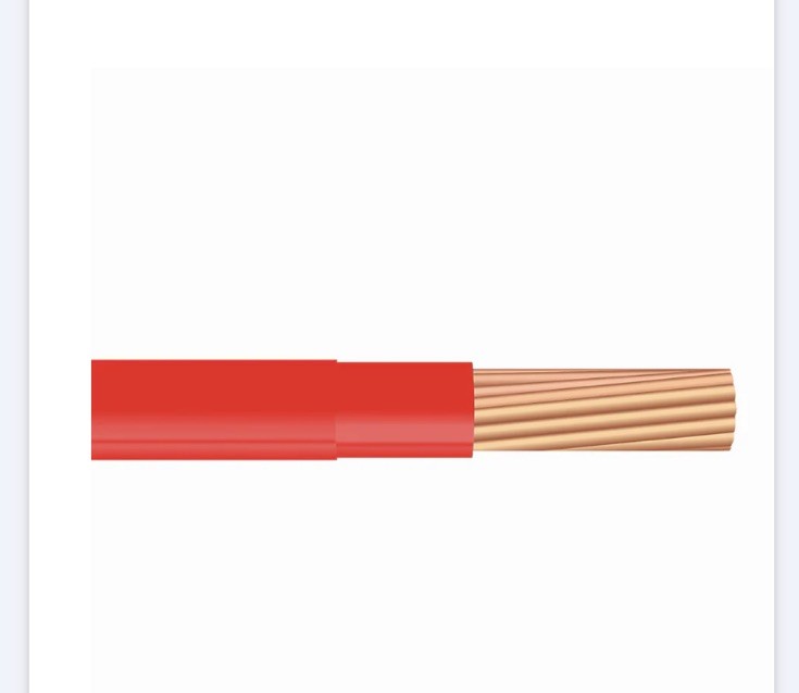100’  Red #2 AWG 2 AWG Copper THHN THWN Building Wire 600V