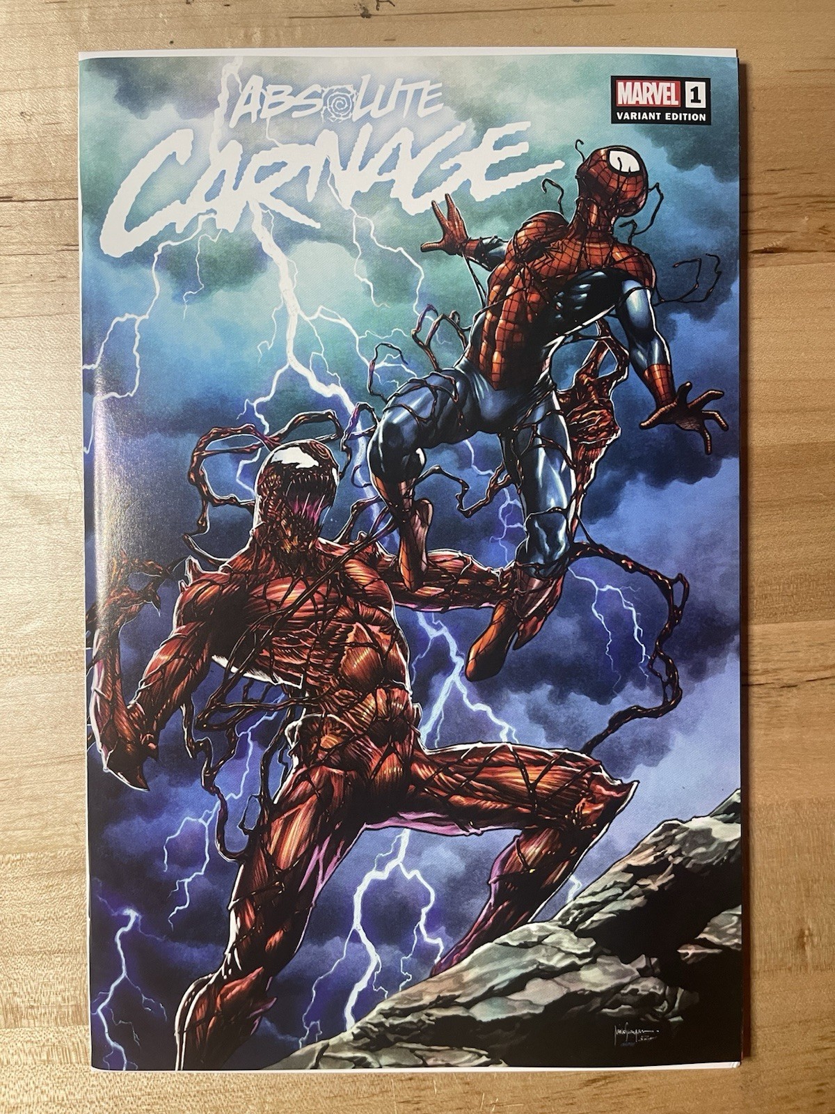 ABSOLUTE CARNAGE 1 MICO SUAYAN VARIANT MARVEL COMICS