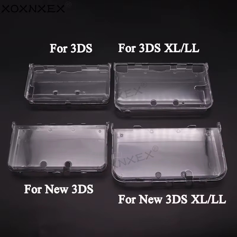 New 3DS XL LL 3DS Plastic Clear Protective Case Cover Hard Shell Skin For 3DS