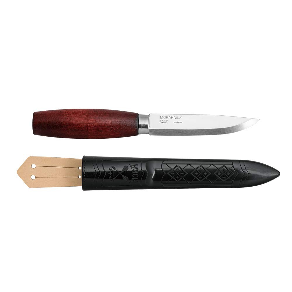 Morakniv 13604 Classic No. 2 Fixed Blade Knife 4.13in Red Bird Handle