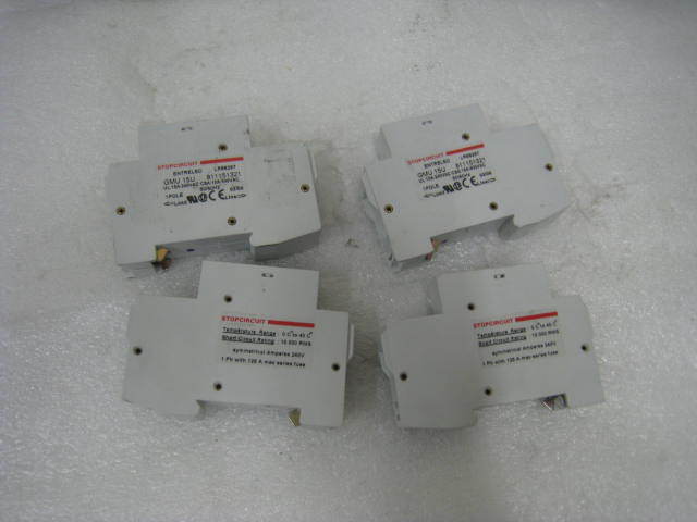 4 Novellus 0175-111414 Entrelec LR88297 GMU 15U 15A Circuit Breaker