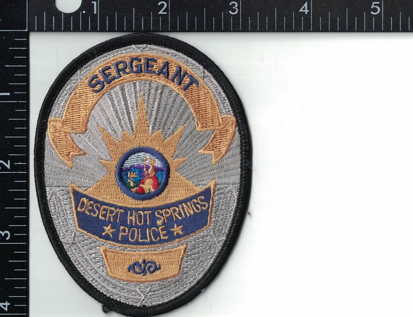 Desert Hot Springs Police Sergeant Police California CA  Patch