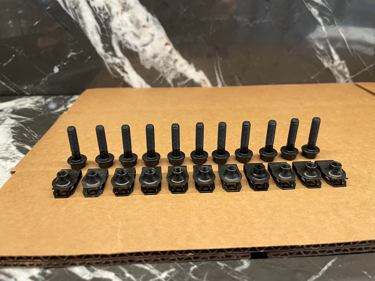88-98 lower valance hardware NUT & Bolt set silverado OBS deflector spoiler