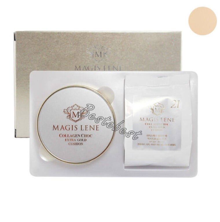 Magis Lene Collagen Choc Extra Gold Cushion 15g(0.5oz)*2 SPF50+ PA +++