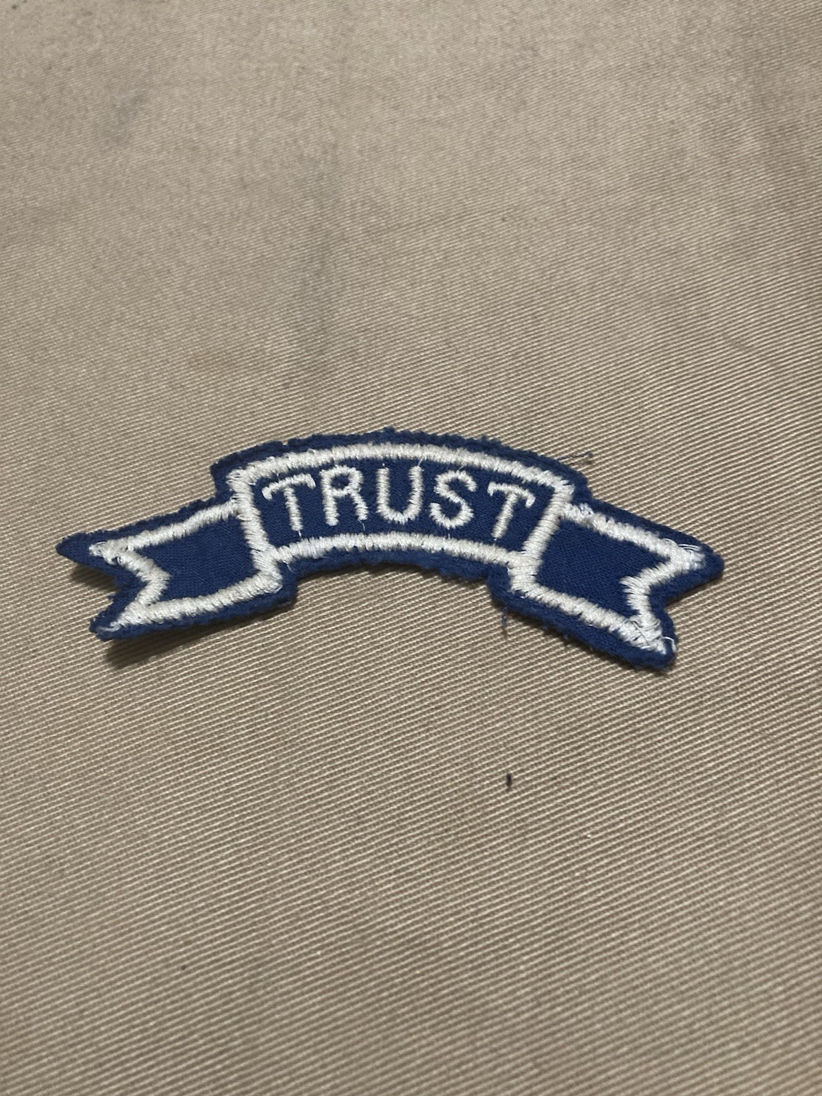 US Army  Forces Trieste “trust” Tab On Twill