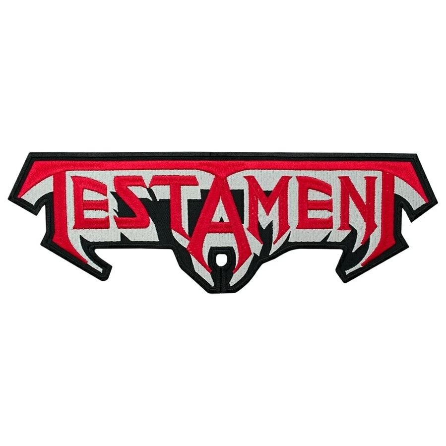 Testament Iron On Back Patch Legacy American Thrash Metal 80s Band Red Logo