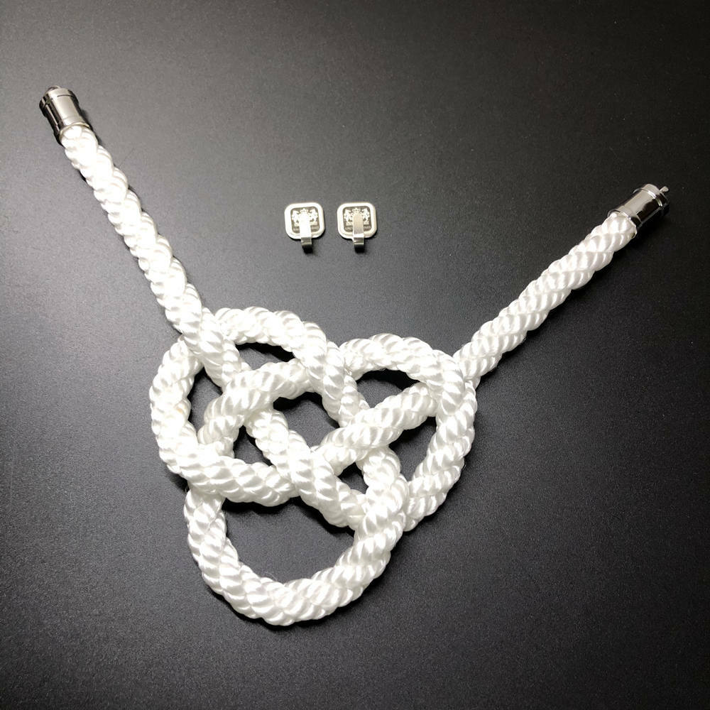1Pcs Car Rearview Mirror Charms Good Lucky White JP Kin Tsuna Rope Vip Gift