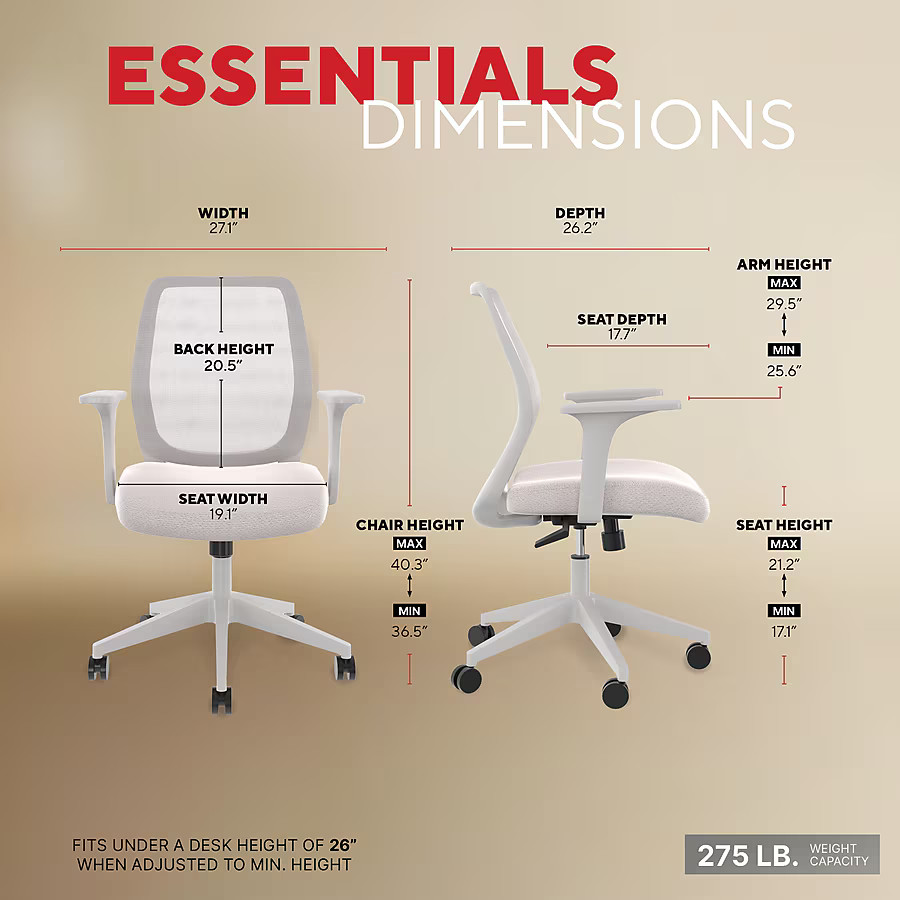 Staples Ergonomic Task Chair,...