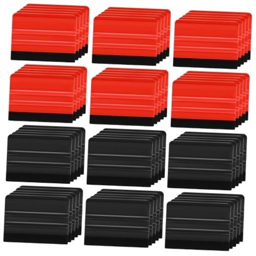 100 Pcs Squeegee for Vinyl Decal Tools 4 Inch Felt Edge Squeegee for Car