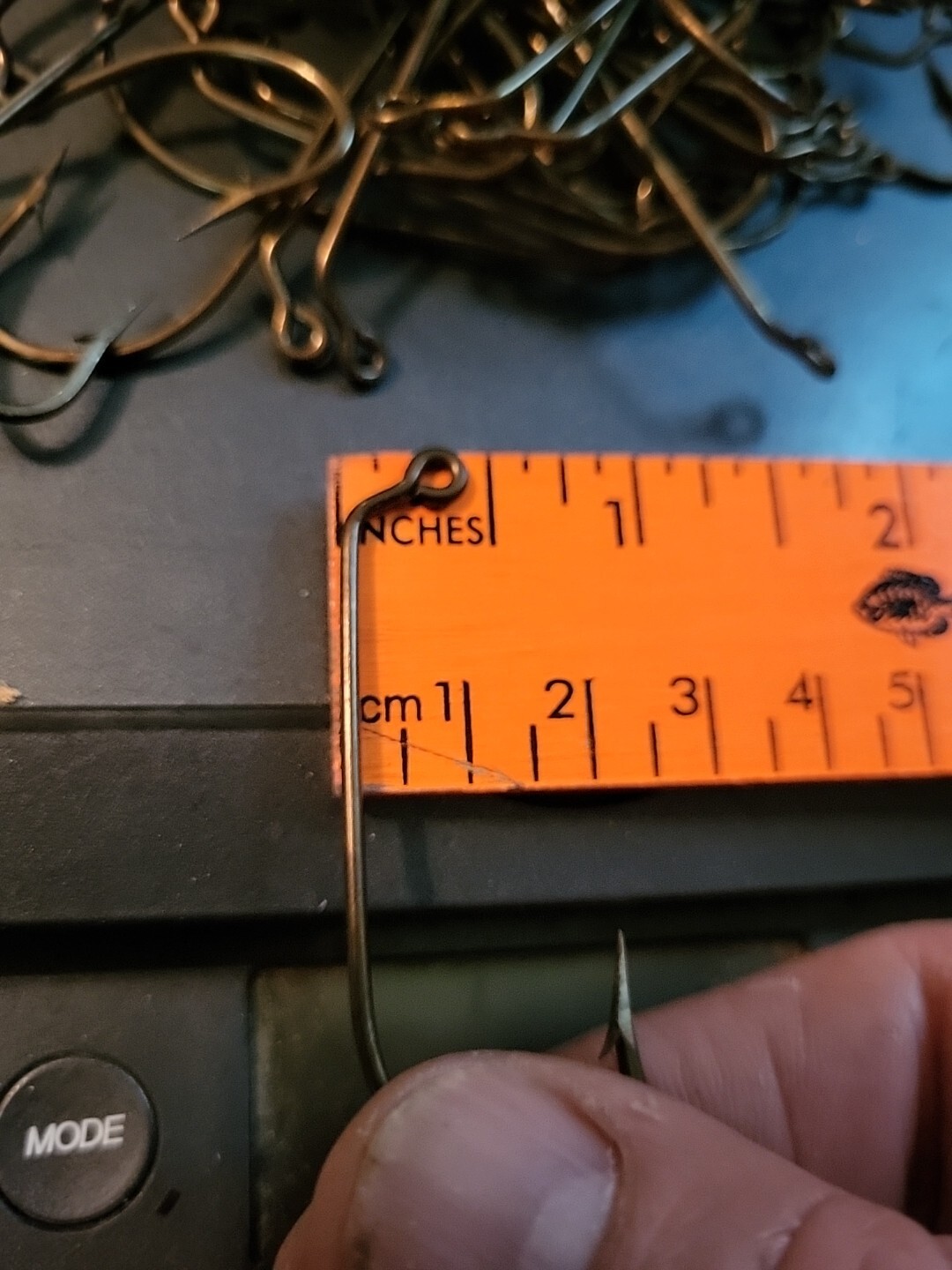 Worm Hooks Size 5.0 For 8-12" Soft Baits 2-3/8" Long - Quantity 100
