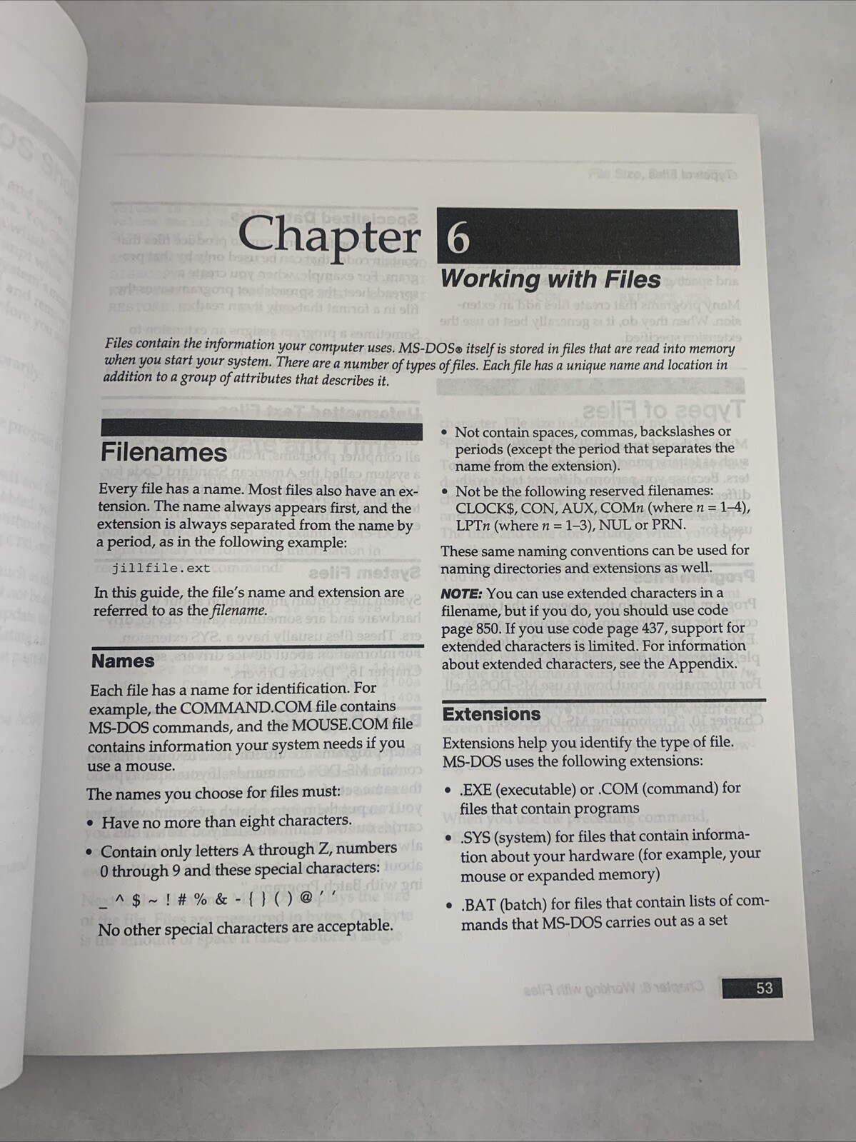 Microsoft MS-DOS Version 5.0 Getting Started User's Guide Reference VTG 1991 MIC