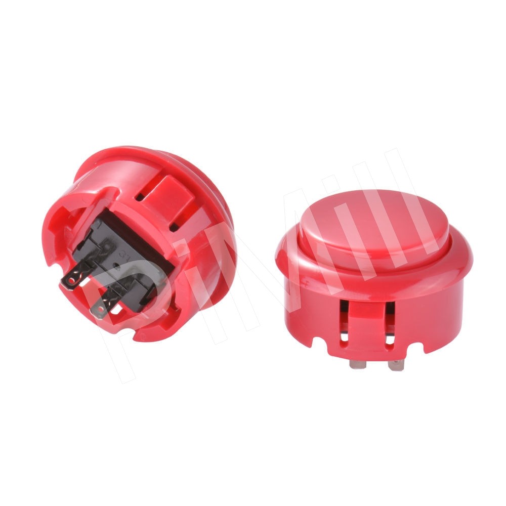 DIY Arcade Joystick Kit 5Pin Joystick Cable 24/30mm Buttons USB Encoder US Stock