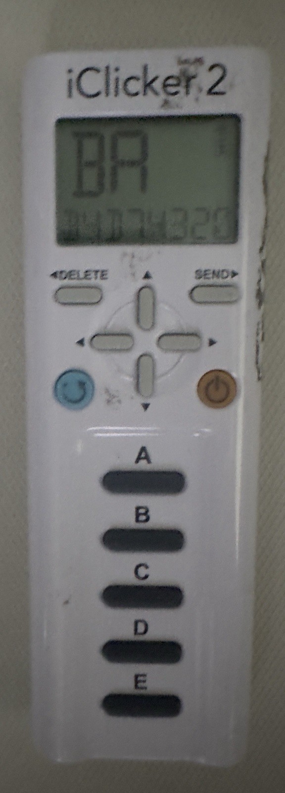 iClicker 2 Wireless Remote Control Classroom Response Clicker, White