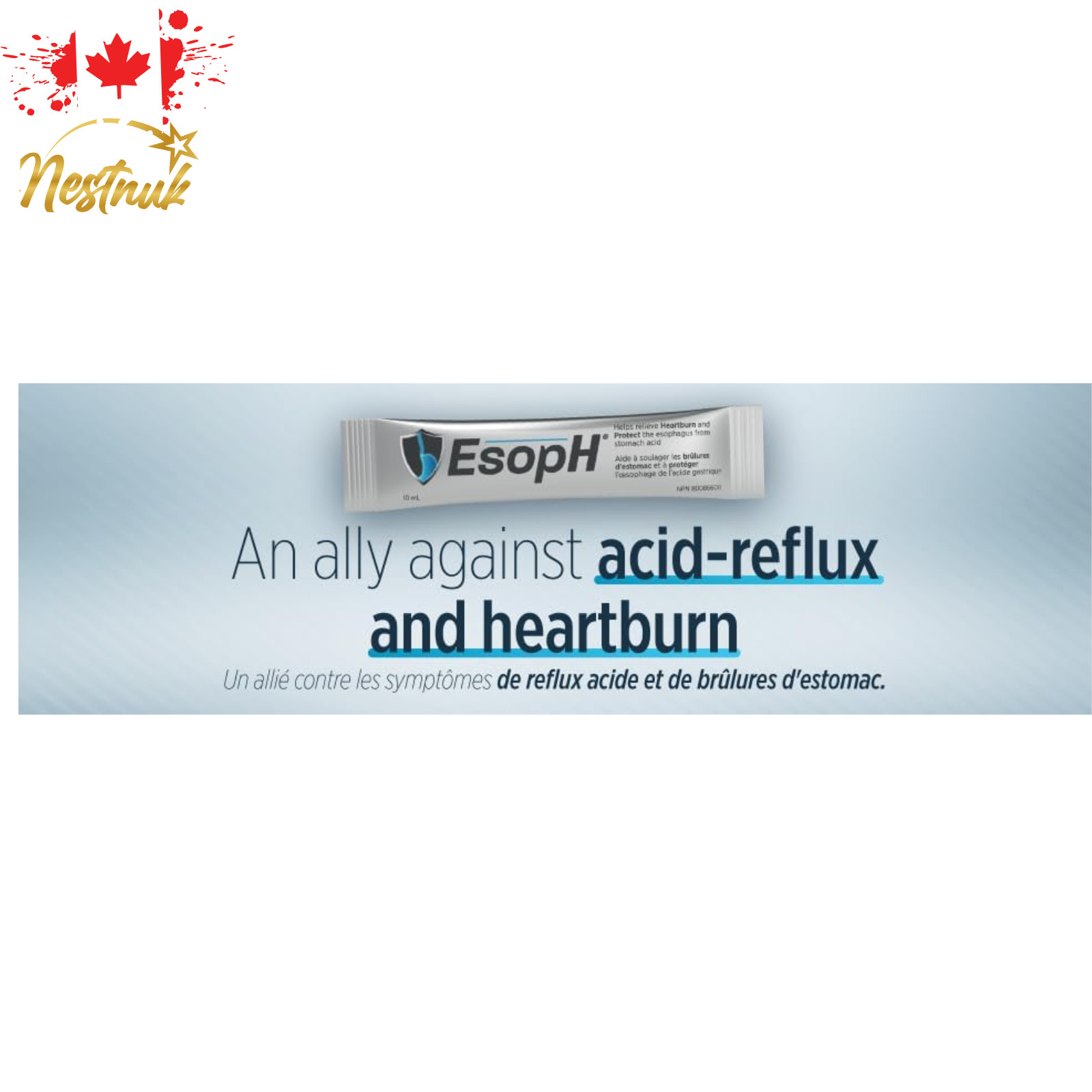 EsopH Liquid Gel Sachets 10 mL × 20 – Single-Dose – Canada Version