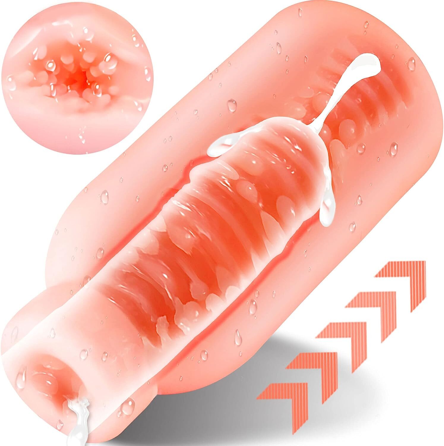 Male Sex Toy Stroker, Blowjob Masturbator Dolls, Pocket Pussy toy Lubricant