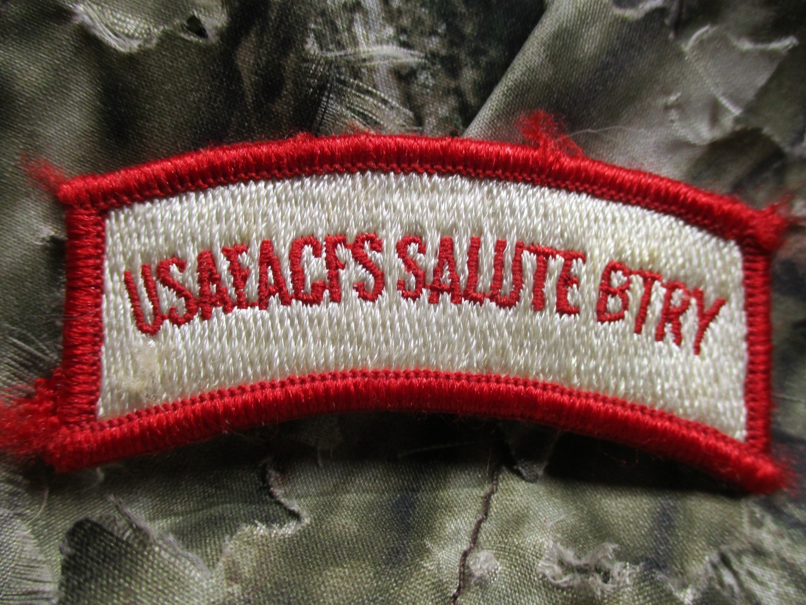 USAFACFS SAUTE BTRY Tab Patch