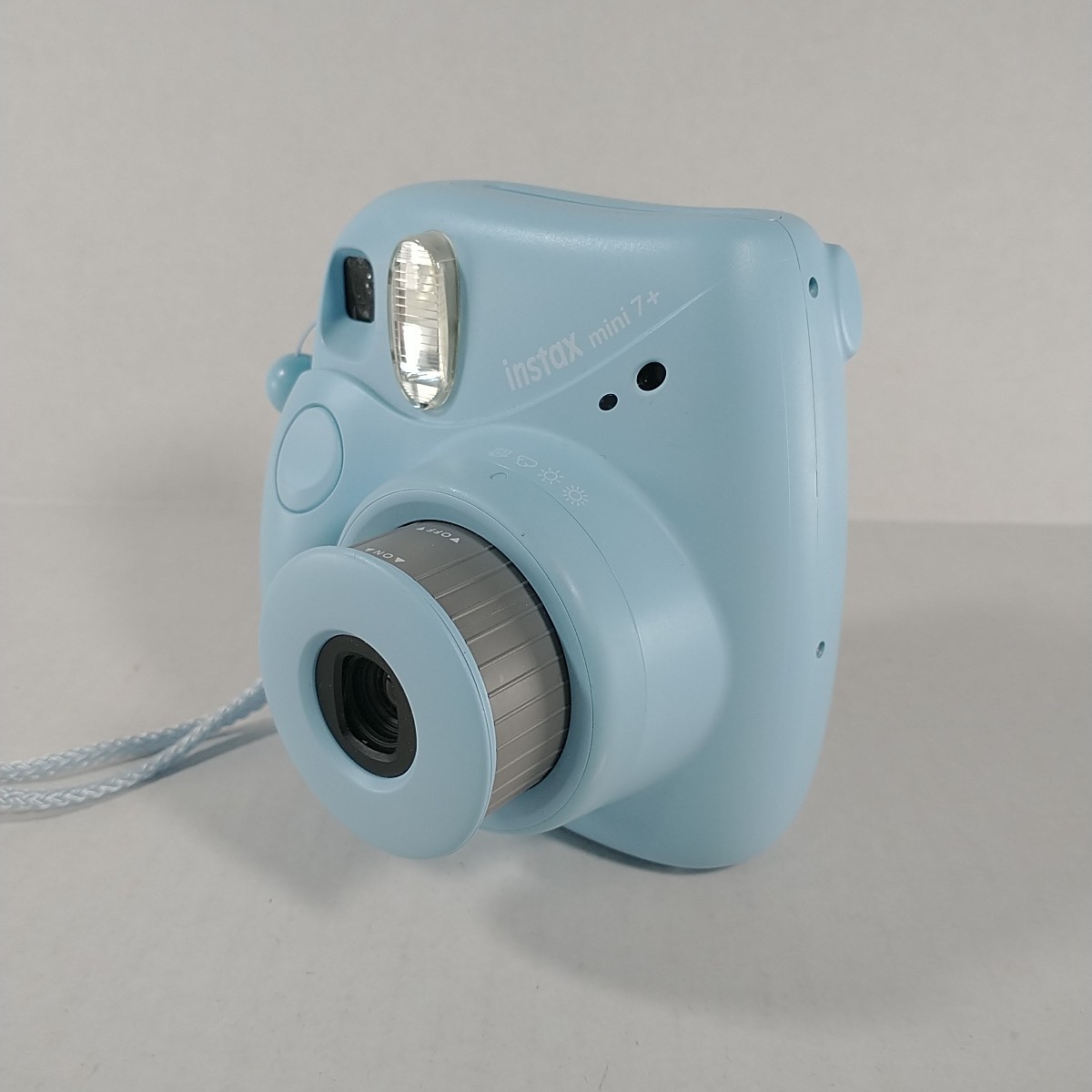 Fujifilm Instax Mini 7+ Instant Camera Blue With Case & Instructions Tested