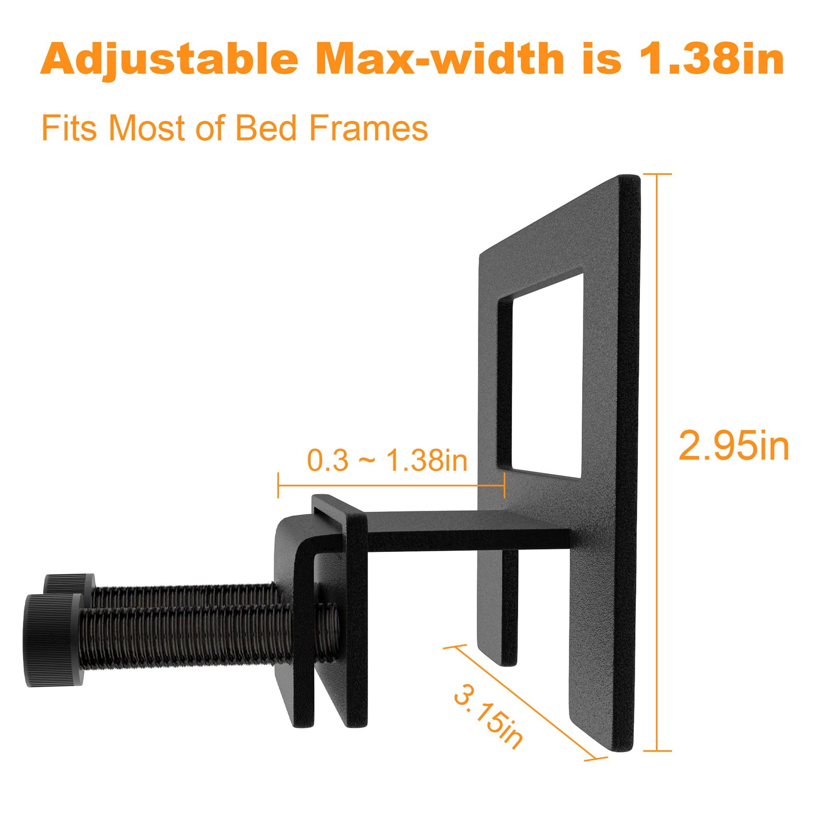 Non Slip Mattress Gaskets 6 PCS,Mattress Holder in Place Gripper for Metal Be...