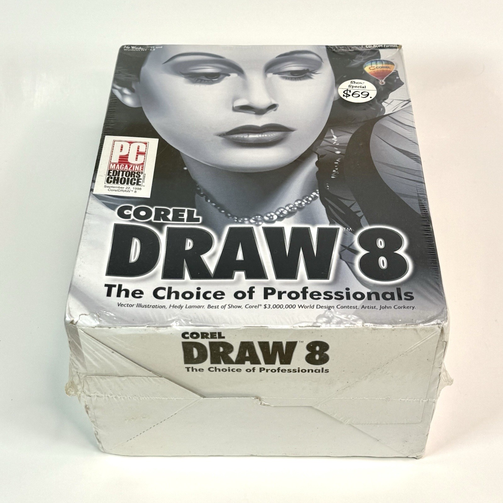 COREL DRAW 8 Software New & Sealed for Win95 & NT 4.0 1998 Read Description