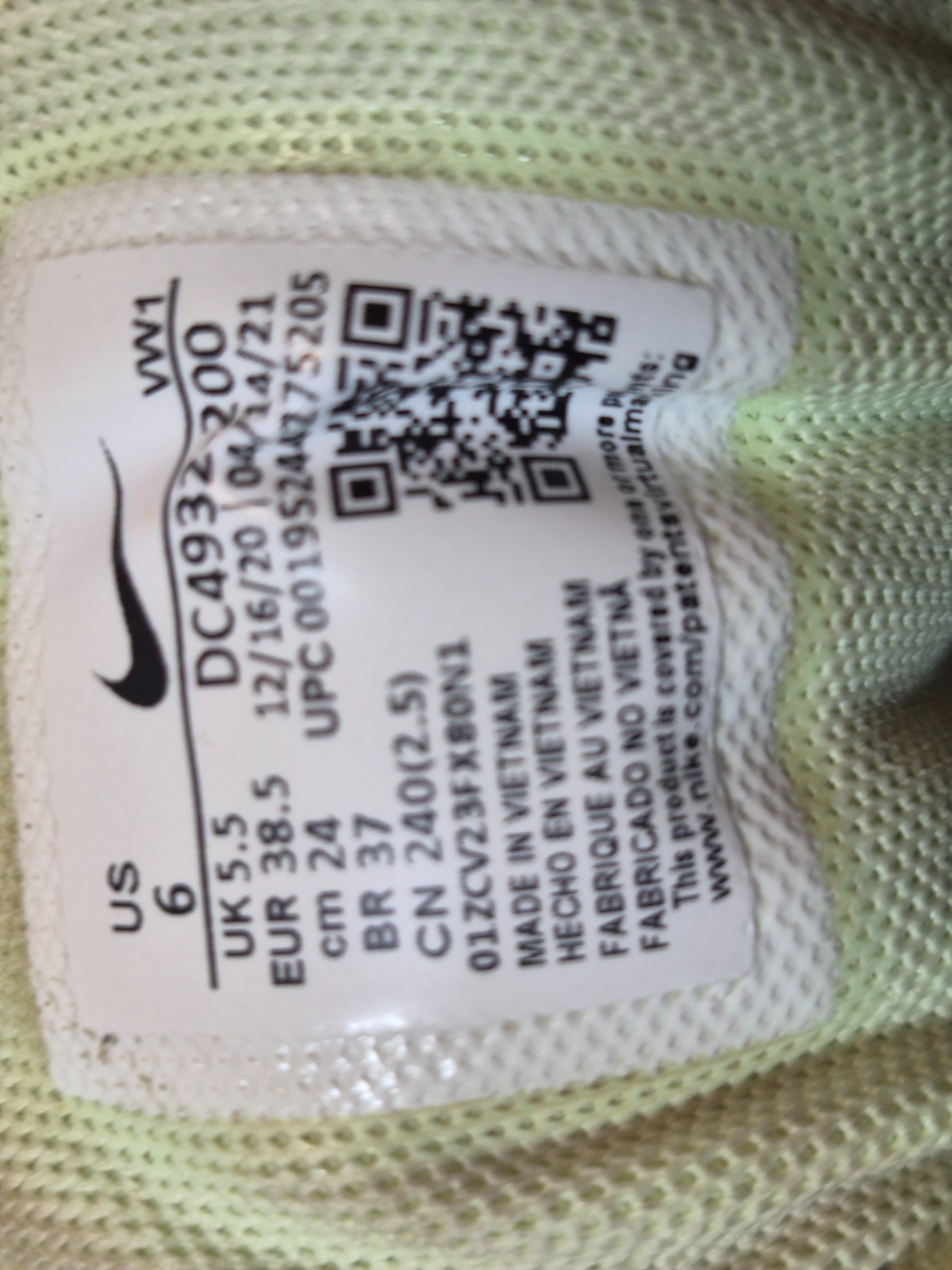 Pre-owned Size 6 Air Max Cork Golf Shoes