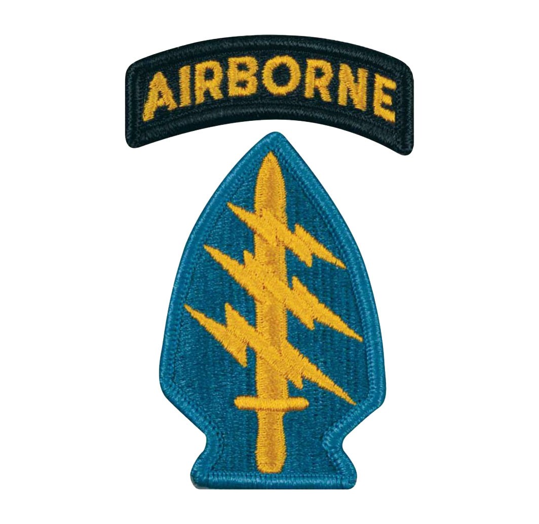Special Forces Group with Airborne Tab Color Patch-Veteran Owned Business