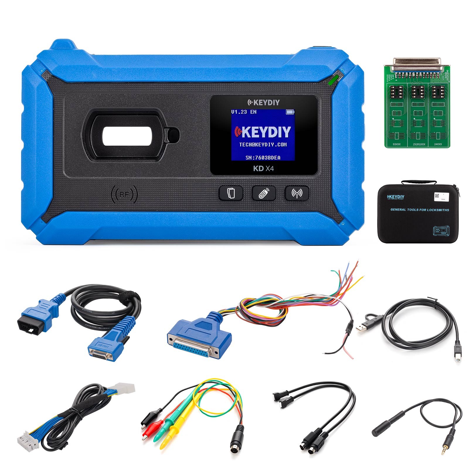 KEYDIY KD-X4 Tool Integrates Recognition Generation Copying Progarmming Matching