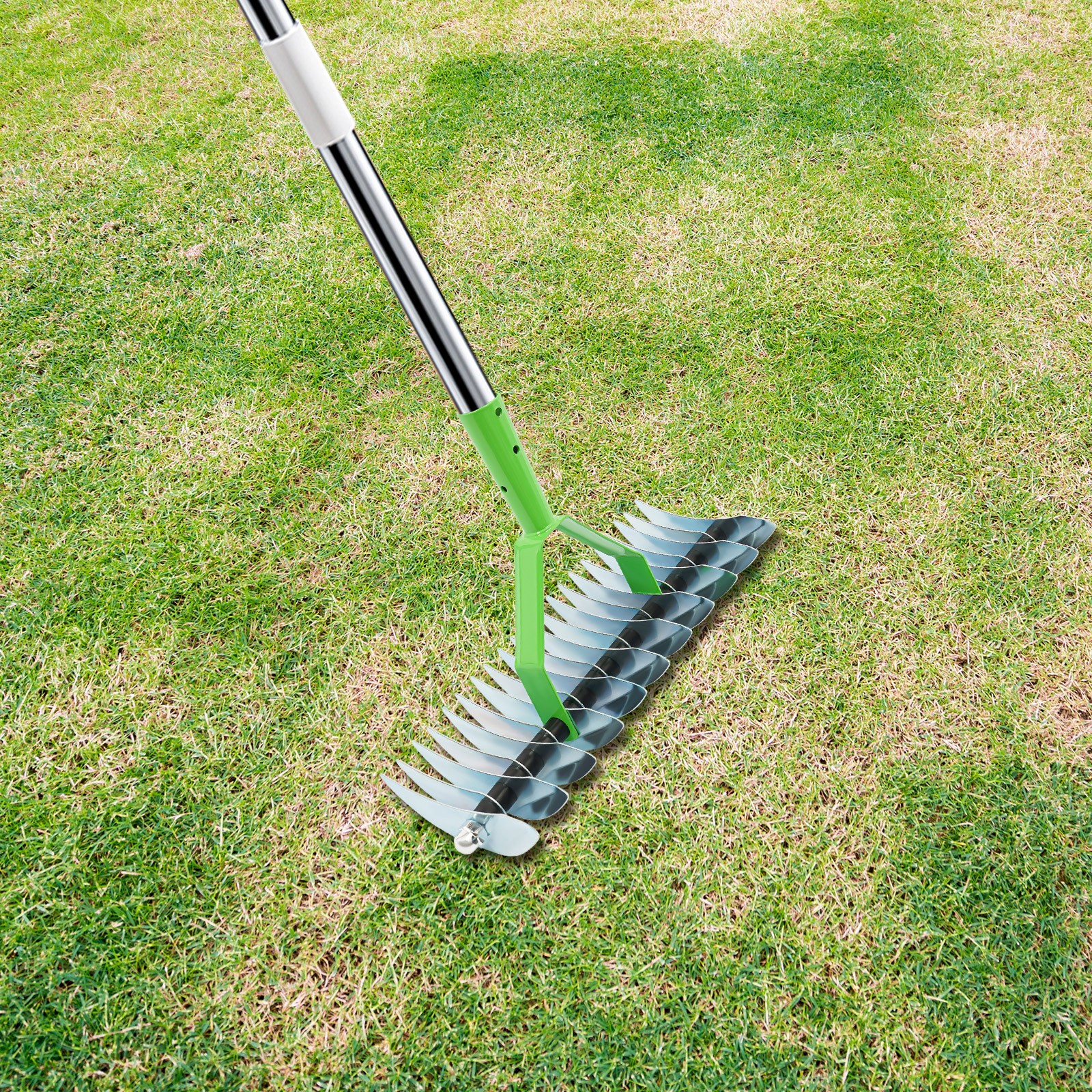 Thatch Rake Head Versatile Grass Grooming Rake Head for Cleaning Dead Grass