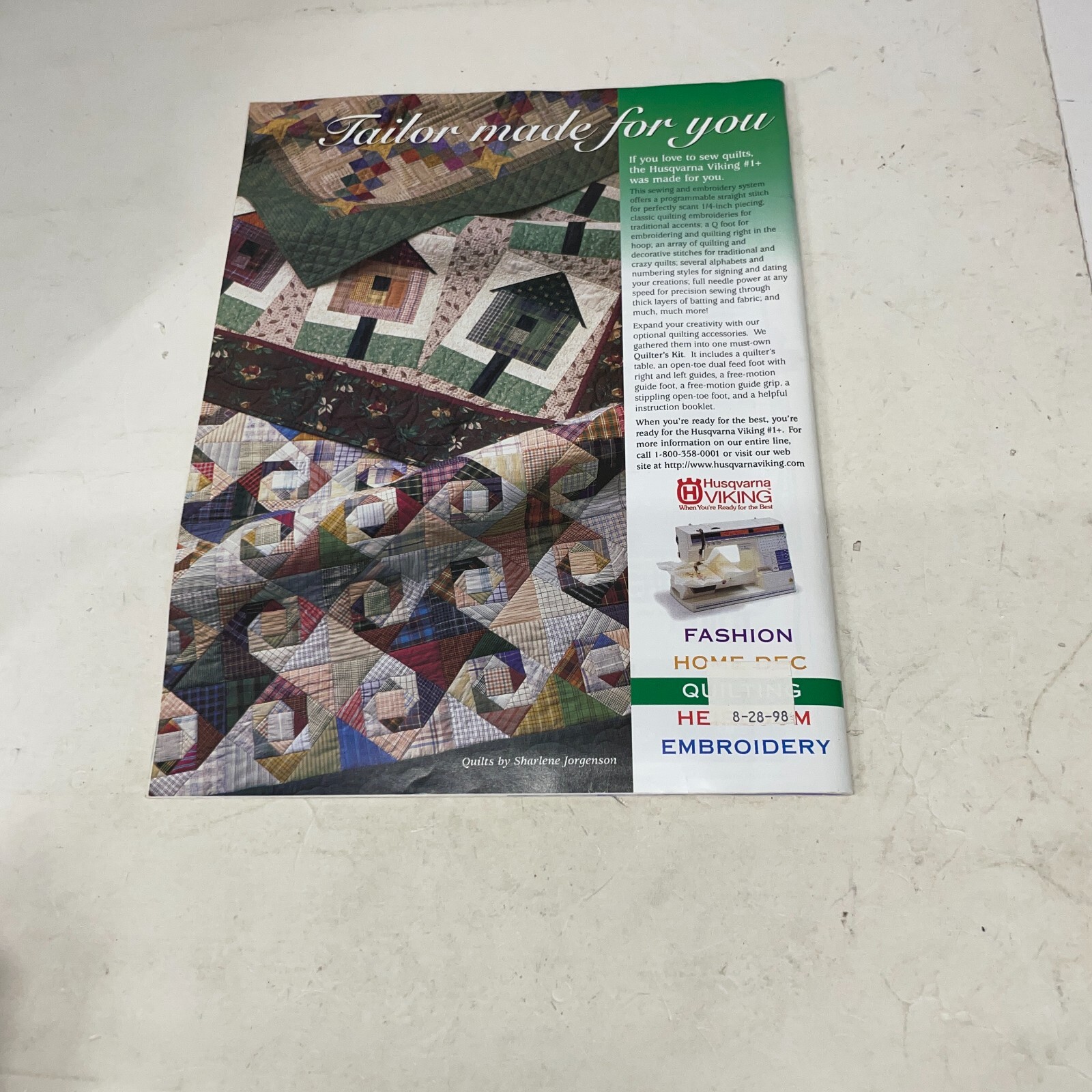 Quilt It For Christmas Magazine  back issues Quilting