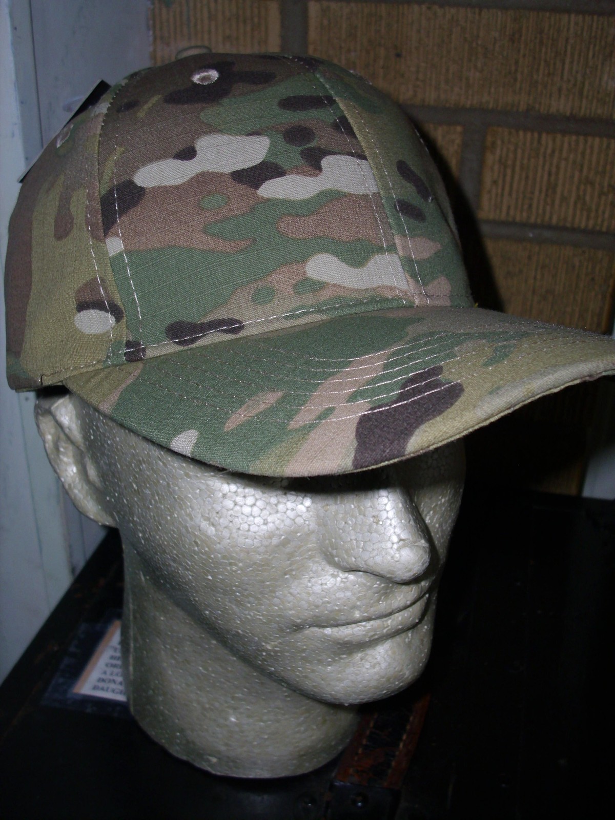 BASEBALL CAP MULTI green/tan CAMO