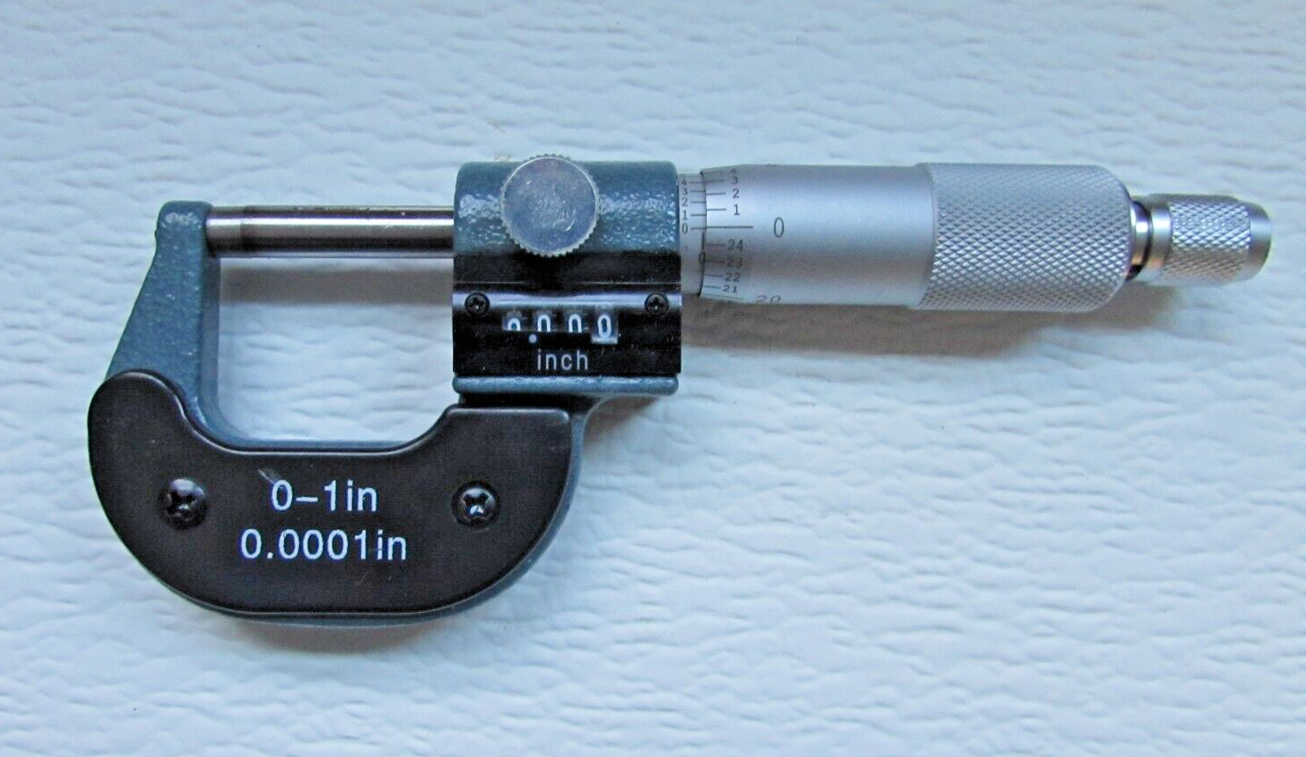 Digital Outside Micrometer Mechanical Digit Counter 0-1"/0.0001"